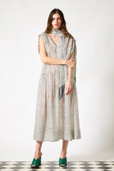 ABITO SCOLLI V CON SCARF