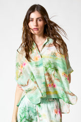 CASACCA VOILE STAMPATA