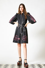 ABITO AMALFI RICAMO CORALLI