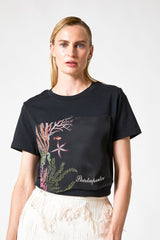 T-SHIRT CON ORGANZA