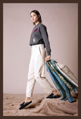 Pant Cargo in velluto