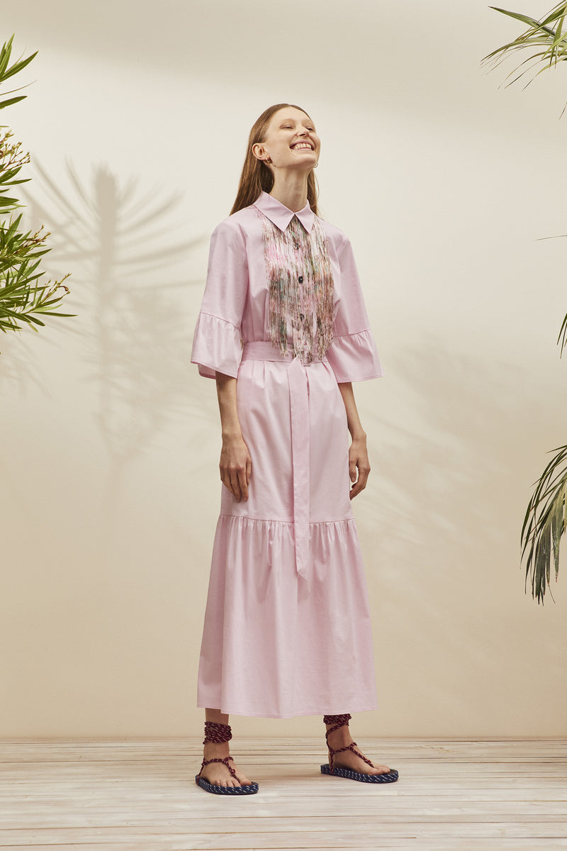 POLO LONG DRESS CON CINTURA