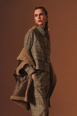 GIACCA BOXY CON STUDS