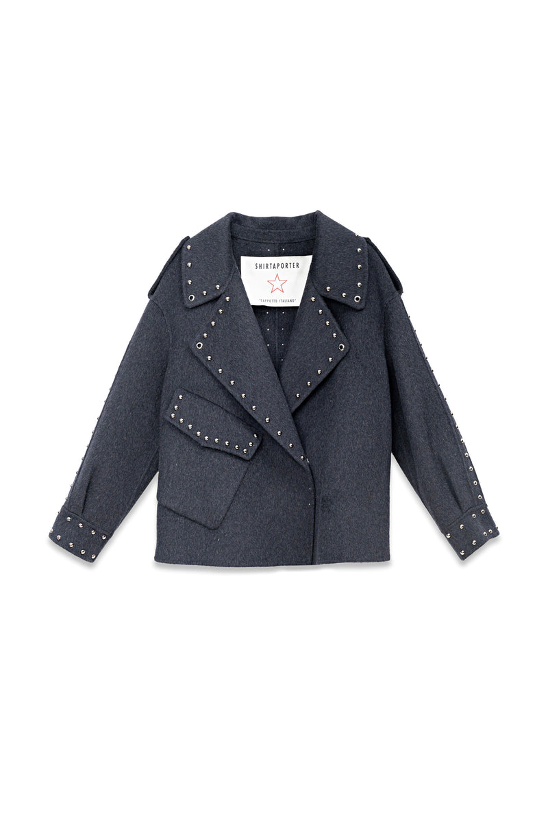 BIKER JAKT CON STUDS