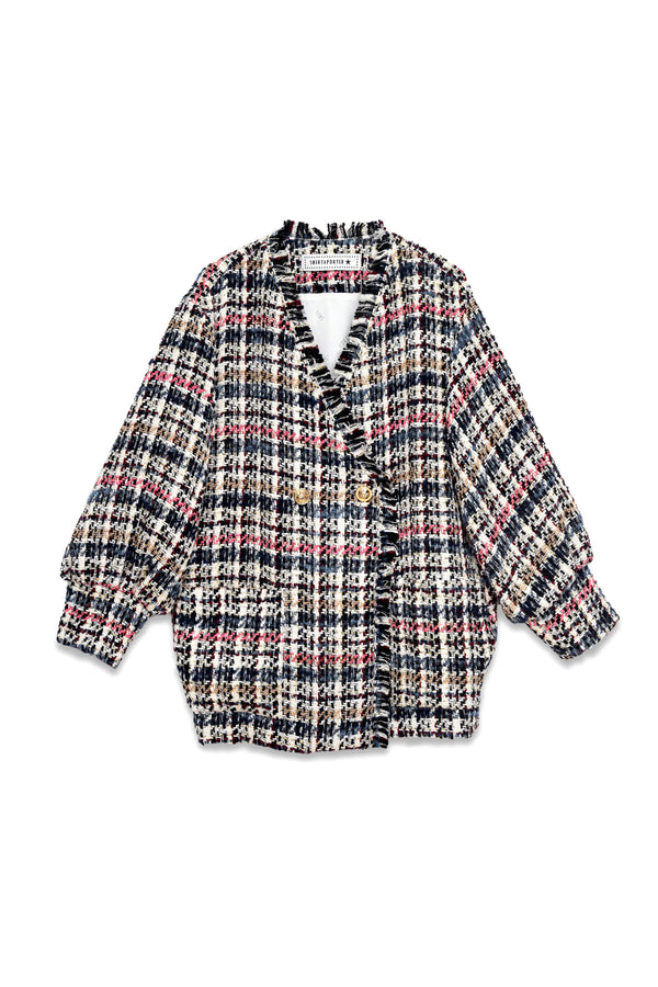 GIACCA MANICHE BALL IN TWEED