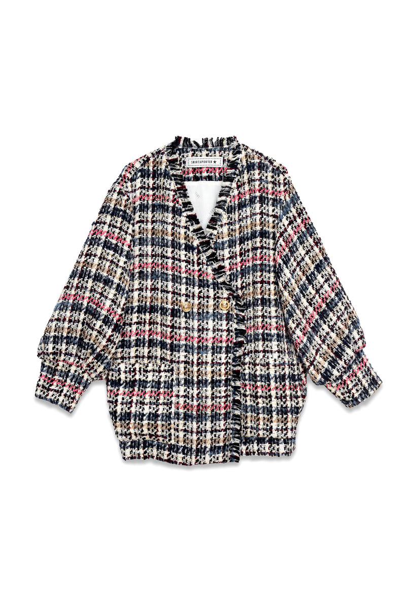 GIACCA MANICHE BALL IN TWEED