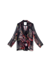 BLAZER IN ORGANZA DI SETA
