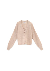 Knit mohair cardigan