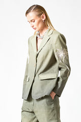BLAZER DEGRADÊ CON RICAMI