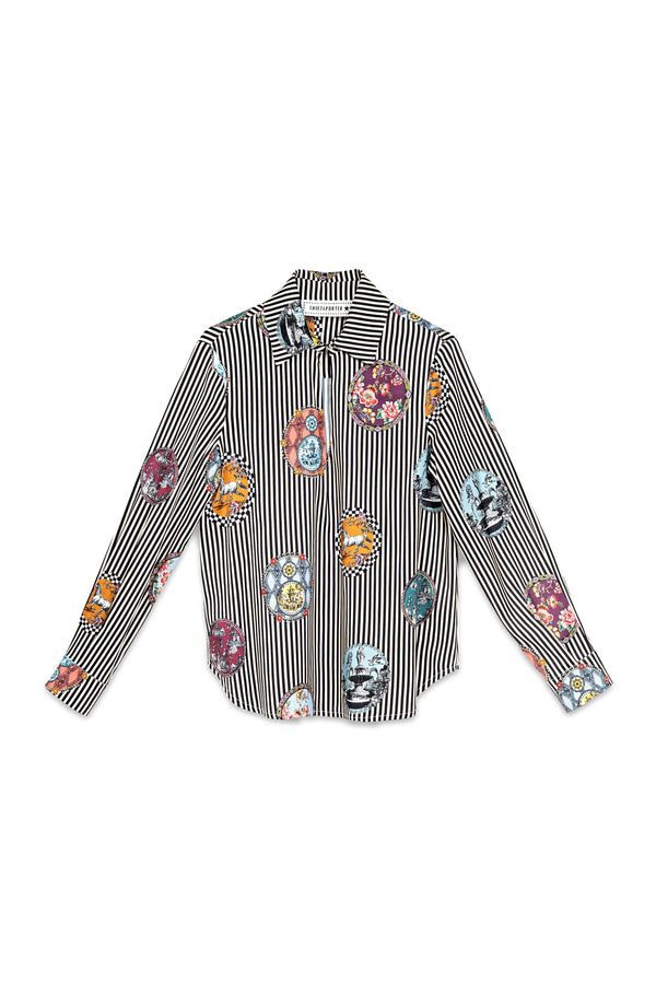 CASACCA A POLO STAMPATA