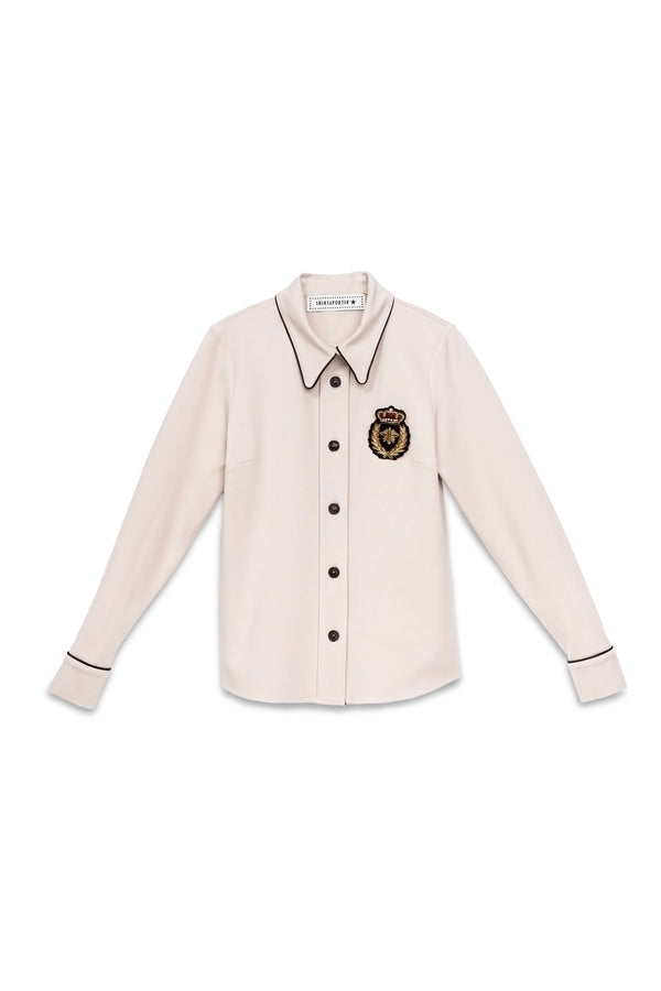 CAMICIA PIPING CON SPILLA