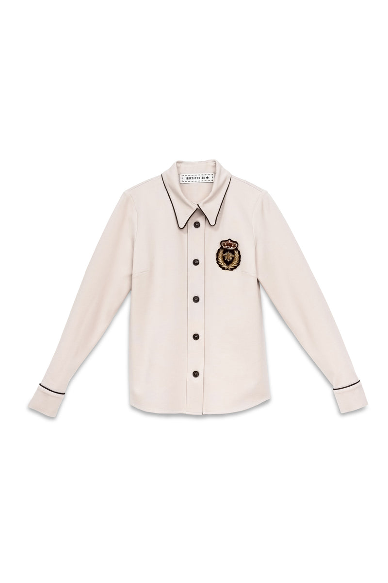 CAMICIA PIPING CON SPILLA
