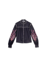 CAMICIA RICAMO CORALLI