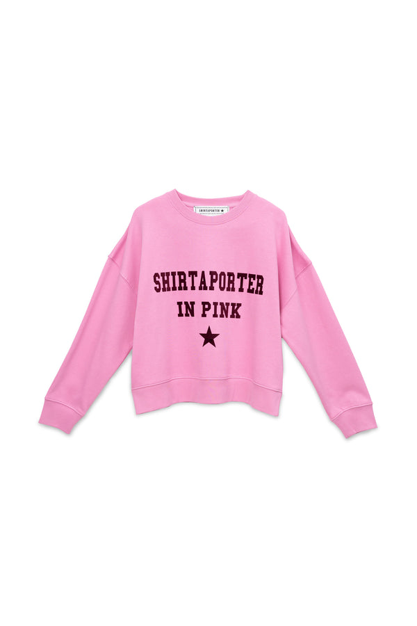FELPA GIROCOLLO PINK