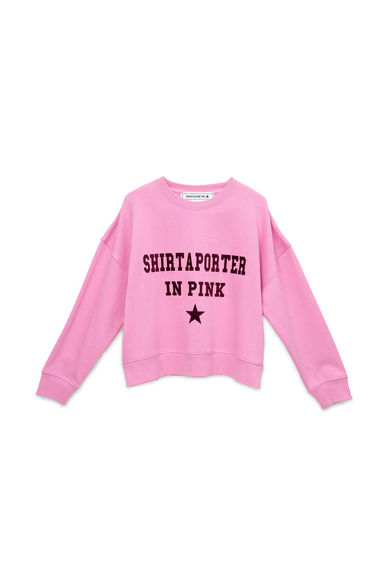 FELPA GIROCOLLO PINK