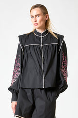 CAMICIA RICAMO CORALLI